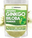XPRS Nutra Organic Ginkgo Biloba pulbere - Gingko Biloba Suplimente pentru cogniție - Vegan prietenos Ginkoba Biloba Organic - Imunitate Boosting Ginkgo Biloba pulbere (4 oz)