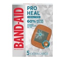 Band-Aid Brand Pro Pad-uri de gel hidrocoloid, Bandaje impermeabile foarte mari pentru vindecarea mai bună a rănilor minore, Bandaje sterile de prim ajutor, 5 t