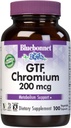 Bluebonnet Nutrition GTF Crom 200 mcg, Soy-free, Gluten-free, non-GMO, Kosher Certified, Dairy-Free, Vegan, 100 capsule vegetale