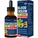 Extract lichid de castane, Castaño de Indias y Diosmina para la Circulacion y Varices, supliment oxid azotic pentru fluxul sanguin, presiune & Heart Health.2 oz
