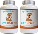 Dog Eye Supplement - Dog Eye Health - Formula avansată - Beneficii Viziune - Suport imunitar - Dog Vitamina Inima - 2 Sticle (120 Tratamente)