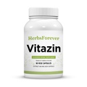 Capsulele de Herbsforever Vitazin Ayurvedic Herbal Supports Energy & Performance provides Fizical and Mental Power 90 Vege Capsules 800 Mg Fiecare