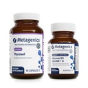 Metagenics Bundle - Thyrosol & D3 10000 + K - 90 Conte de Thyrosol pentru sănătatea tiroidiană - 60 Softgels de D3 10000 + K pentru suport imun, Sănătate osoasă și sănătate cardiacă