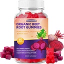 Gume rădăcină de sfeclă cu extract de rădăcină de sfeclă, putere suc de rodie, supliment extract de semințe de cereale per servire pentru bărbați și femei non-GMO, și gluten gratuit,60Gumies