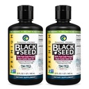 Amazing Herbs Premium Black Seed Oil - Rece presat Nigella Sativa SIDA în Digestive Health, Immune Support, Brain Function, Mobilitate comună, Gluten Free, Non OMG - 32 Fl Oz (Pachet de 2)