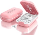 DUBSTAR Small Pill Cutter, Pill Cutter Splitter pentru pastile mici și mici, Cutter destul de portabil pentru pastile mari, Cuts Vitamine tablete pentru buzunar Purse (Pill Cutter, roz)
