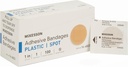 McKesson Bandaje adezive, steril, Spot de plastic, 1 in, 100 Count, 24 Packs, 2400 Total