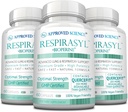 Aprobat Science® Respirasil - Lung şi suport respirator - cu Quercefit, Vitamine A,C,D, BioPerine - 3 luni de aprovizionare - Made in the USA