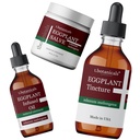 3-Piece Eggplant Skin Condiționare Set Vinete Salve Tincture Ulei de ten Skin Cell Health Support Regenerate Decolorat Tulburări ale pielii îngroșate
