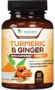 CurcuminÄ Turmeric Supliment 1950mg - 95% Curcuminoide cu Turmeric organic & Ginger, BioPerine Black Pepper pentru cea mai buna absorbtie, Nature's Vegan comun suport, Non-GMO, îmbuteliat în Statele Unite ale Americii - 60 capsule
