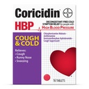 Coricidin HBP Tuse decongestionantă şi Medicină Rece - Special conceput pentru ajutor de tensiune arterială mare, Tuse, Nas Runny, Strănut şi Simptome Rece (conte)