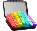 Asprink Pill Organizator 3X o zi - Medicina Pilula Organizator - caz de pastile saptamanale - Zilnic Pill Box 7 Ziua Organizator Container pentru vitamine si medicamente