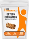 BulkSupplements.com Scorțișoară scoarță Extract pulbere - Ceylon Scorțișoară Supliment, Herbal Supliment - Vegan & Gluten gratuit, 1.2g per Serving, 1kg (2,2 lbs) (Pachet de 1)