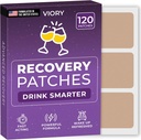 Patch-uri de recuperare 120 Pack - trezire Reîmprospătat și energizat cu nostru 100% ingrediente naturale Patch pentru petrecere - Skin-Friendly și impermeabile - Aplicați înainte de băut - Enhanced Morning Formula