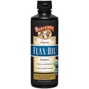 Barlean Organic Lignan Omega 3 Flaxseed Oil Liquid Supplement for Men and Women, Cold Press Flax Seeds, 7230mg ALA Fatty Acid, Vegan și Gluten Free, 16 oz
