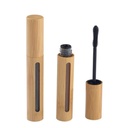 2 PC-uri 6ML/0.2OZ Refillable gol Eco-friendly Bambus Aspect Tub de mascara cu gene Brush cosmetice machiaj flacon de creștere ulei Dispenser container Diy instrumente de frumusete