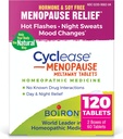 Boiron Cyclolase Menopauza pentru ajutor de la Flashes fierbinte, schimbări de dispoziţie, transpiraţii nocturne şi iritabilitate - 120 Conte (2 Pachet de 60)