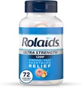 Rolaids Ultra Putere Antiacide Comprimate masticabile, fructe asortate, 72-Count