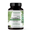 EMERALD LABS PureWay-C - Supliment de suport hepatic şi imun cu acid lipoic R-Alpha* - Vitamina C cu acţiune rapidă de absorbţie - 90 Capsule vegetale (45 de zile de aprovizionare)