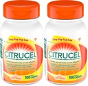CITRUCEL Caplets Fiber Terapia pentru constipație ocazională Relief, 100 Conte (Pachet de 2)