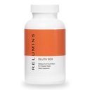 Relumins Gluta 500 Tablete masticabile cu glutatione, acid hialuronic, vitamina C, Biotin & Colagen 