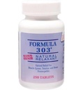 Dee Cee Labs Formula 303 Putere maxima All-Natural Relaxant Tablete, 250 comprimate; All-Natural Relaxant care conține magneziu pentru mușchi, flori de pasiune și rădăcină Valerian