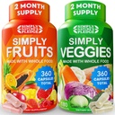 Pur și simplu promisiunea naturii -Packed cu 42 de fructe și legume diferite - Made with Whole Food Superfoods - with Aloe Vera 