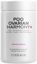 Codeage PQQ Armonie ovariană+ Supliment - PQQ (Pyrrolochinolină Quinone), Myo-Inositol & D-Chiro-Inositol 40:1 Amestec, Folate 5-MTHF, CoQ10, afine sălbatice - Livrare lipozomală - Non-GMO - 120 capsule