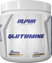 Alpha Supps Pure L-Glutamine Powder - Aminoacid nearomatizat, Glutamina nutritional Supplement for Muscle Recovery, Gut & Imune Support - 60 Servings - 300 Grams