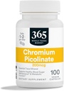 365 by Whole Foods Market, Crom Picolinat 200 MCG, 100 CT