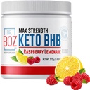 Dr. Boz - Keto BHB Powder - Raspberry Lemonade, 20 Servings - Ketones Drink - Creșterea energiei și reducerea crabilor - Max Putere Supliment alimentar - Cality Testat - Made in the USA - 9.6oz (272g)