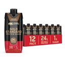 Optimum Nutritie aur Standard Proteina Shake, 24g Proteina, gata pentru a bea băuturi proteice, Ciocolata, 11 Fl Oz, 12 Conte (Pachet de 1) (Pachet de ambalare mai Vary)