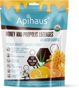 Honey and Propolis Lozenges Asortate arome, prospeți respirația - Soothes a Throat- Immune Support with Vitamina C, Vitamina D and Zinc, 20 Count
