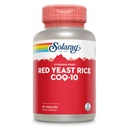 SOLARAY Red Yeast Rice Plus CoQ-10 & No-Flush Niacin Vitamina B-3, Healthy Heart & Cardical Support, Non-Iradiate & Citrinin Free, 60 Day Money Back Guarantee, 90 Servings, 90 VegCaps