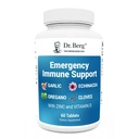 Asistenţă imună de urgenţă dr. Berg - Blend potent de extracte din plante (Atenţie: mirosuri puternice din plante) - Suplimentul de sprijin imun include 2000 UI vitamina D & 10mg de zinc - 60 comprimate