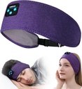 Voerou Căștile de somn Bluetooth - Sporturi fără fir reglabile Căști de dormit cu baterie modernizată, Cadouri tehnice pentru bărbați Femei Side Sleepers Office Nap, Travel, Yoga, Antrenament, Meditație