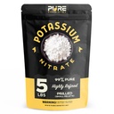 Potasiu Nitrat Pellets, 99% Pure, Arbore Stump Remover, Fertilizator pentru Plante, Iarba, Interior si Exterior, Ingrijirea Gazonului, Industrial-Grade, Launtric, 5 lbs