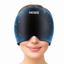 Migrene Relief Cap, Headache Relief Hat for Migrene Cap, Hot and Rece Terapie, Heaches Eyes Mask for Stress Relief, Ice Pack Head Wrap for Sinus, Puffy Eyes, Tensiuni, Black