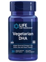 Life Extensie Vegetarian DHA, Omega-3 din Algae pentru cunoaștere, Mood & Eye Health, Gluten-Free, Non-GMO, Vegan, 30 softgels