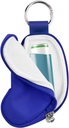 Beautyflier Astm Inhaler Case Holder Travel Handy Mini Bag pentru adulți și copii, nu include inhalator (albastru)