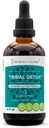 Dezintoxicare Tribal Extract de plante, Glocerit de alcool fără tinctură, Turmeric, Dandelion, Mulk Thistle, Burdock, Cleavers, Cranberry, Goldenrod, Green Tea Cleansing Action Formula (4 FL OZ)