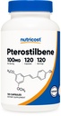 Nutricost Pterostilbene 100mg, 120 capsule - non-GMO, gluten gratuit