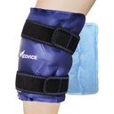 Medvice Ice Pack cu compresie rece pentru Genunchi de relief durere, Umflare, genunchi de înlocuire chirurgie, Artrită, şi de recuperare a prejudiciului, Stripuri reglabile, gel reutilizabil Ice Wrap pentru Menisc Tear şi albastru ACL