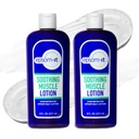 EPSOM-IT Lotiune musculara de soothing - Epsom sare de magneziu cremă de magneziu arnica pentru Stiffness musculare, Topical magneziu lotiune, Oferind confort pentru picioare, genunchi și picioare, 8,0 oz., 2-Pack