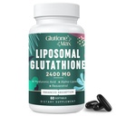 8-in-1 Liposomal Glutatione 2400 MG, înaltă absorbţie antioxidant Formula 