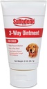 Sulfodene Dog Wound Care 3-Way Ointment, Relieves Durere și prevenirea infecției pentru tăieturi de câine, zgârieturi, biți și leziuni, 2 Ounce