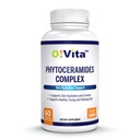 Complexul de fitoceramide, repararea și întinerirea pielii, suportul anti-îmbătrânire, ceramidele derivate din plante, cu vitaminele C, B-6 și B-12, alimentarea cu 2-luna (60 capsule fără GMO lichide)
