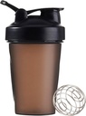 Agitator flacon de 12 oz de proteine Shaker sticla de plastic pentru antrenament Pre & Post cu Twist și Lock cutie de proteine de stocare, sticla portabilă de fitness pentru fitness entuziaști sportivi (negru, 12 oz)