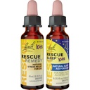 Copii zi și noapte Bundle, Bach RESCUE Remedy Kids Dropper [și] RESCUE Sleep Kids Dropper- 2-Pk, Stres Relief & Sleep Support with Natural Flower Esssences, Homeopatic, Non-Alcohol Formula, 10mL Ea
