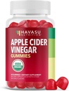 Apple Cidru Otet Gumries - Vitamine organice ACV pentru sanatate digestiva, Metabolizare & Suport Gut - 60 Conte - Vegan, Non-GMO, Gluten-Free - Delicious Flavor & No Harsh Gust - 1 lună de aprovizionare